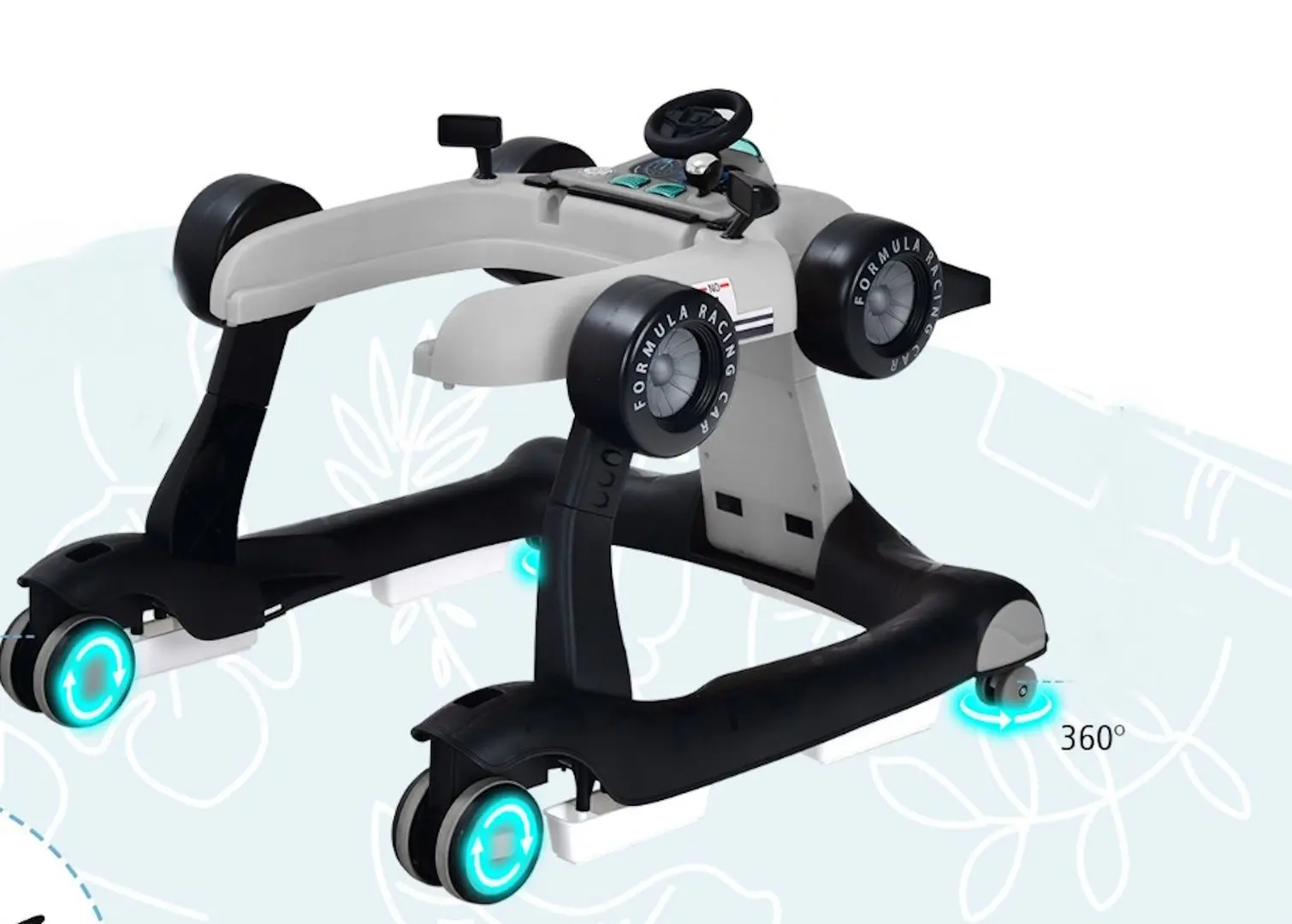 Premergator 4in1 Costway BC10229GR (Dark Grey/Black)