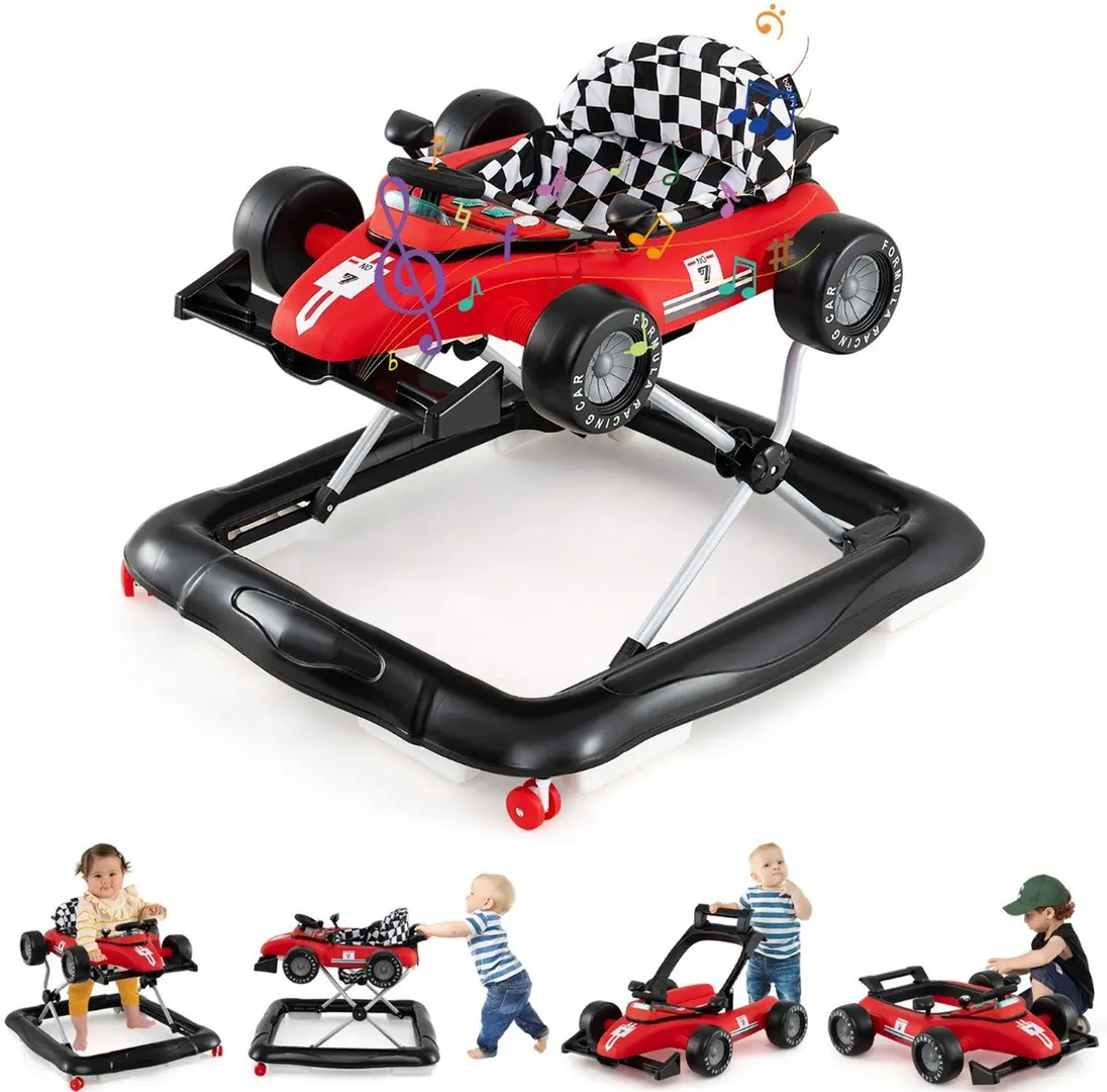 Ходунок 4в1 Costway BC10273RE (Red/Black)