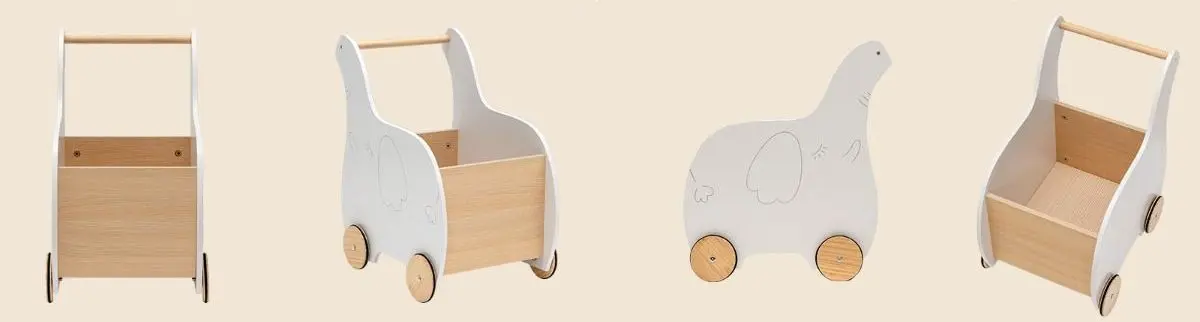 Ходунок-каталка Costway TP10081WH (White)