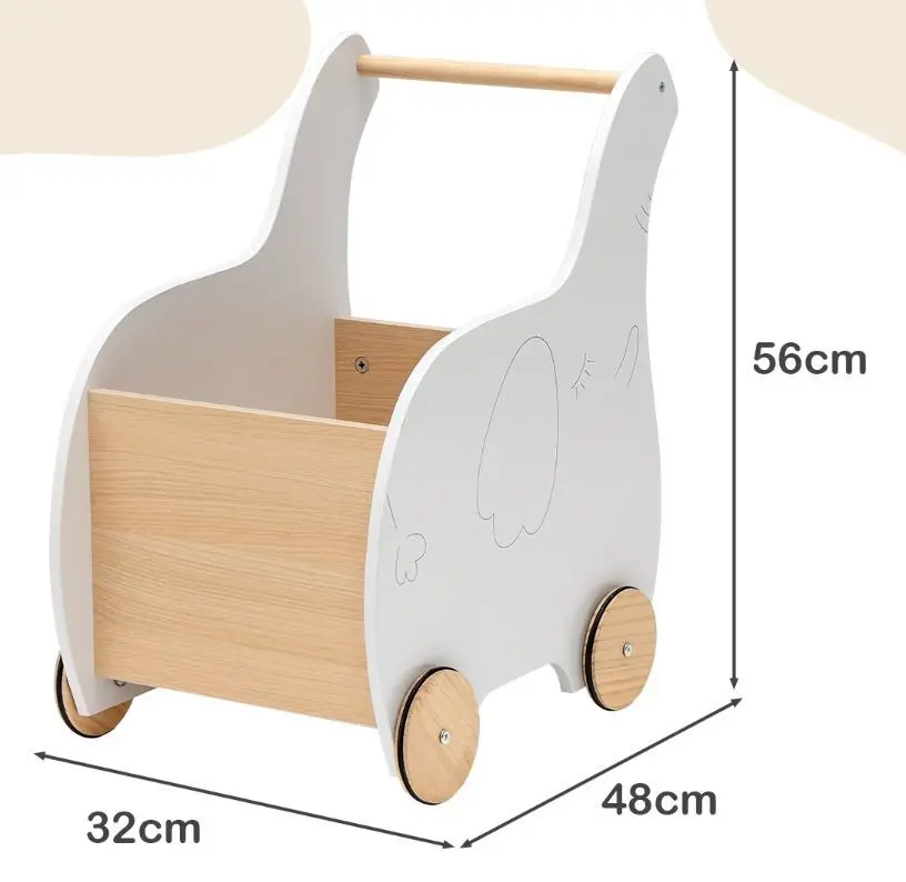 Ходунок-каталка Costway TP10081WH (White)