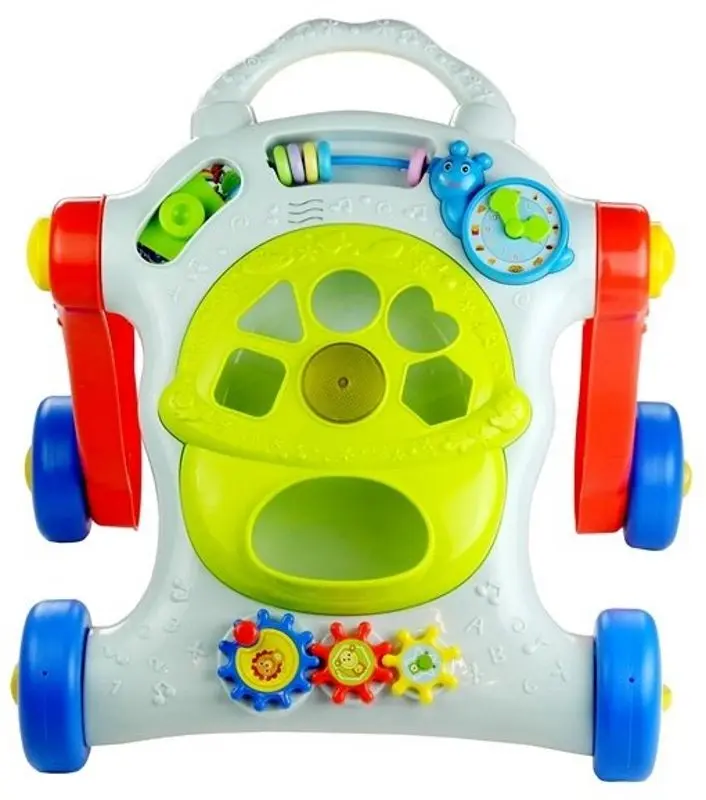 Premergator interactiv Digo Music Baby Walker (White/Green) - 2