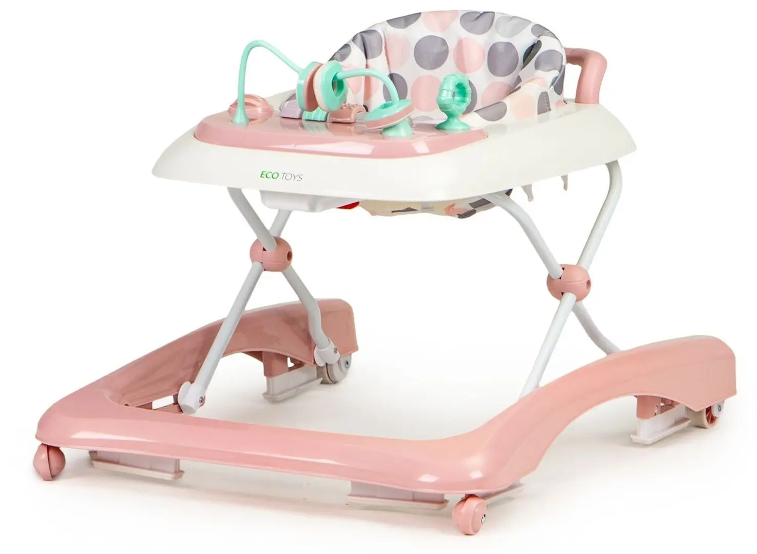 Ходунок 2в1 Ecotoys J-A202C0 (Pink) - 3