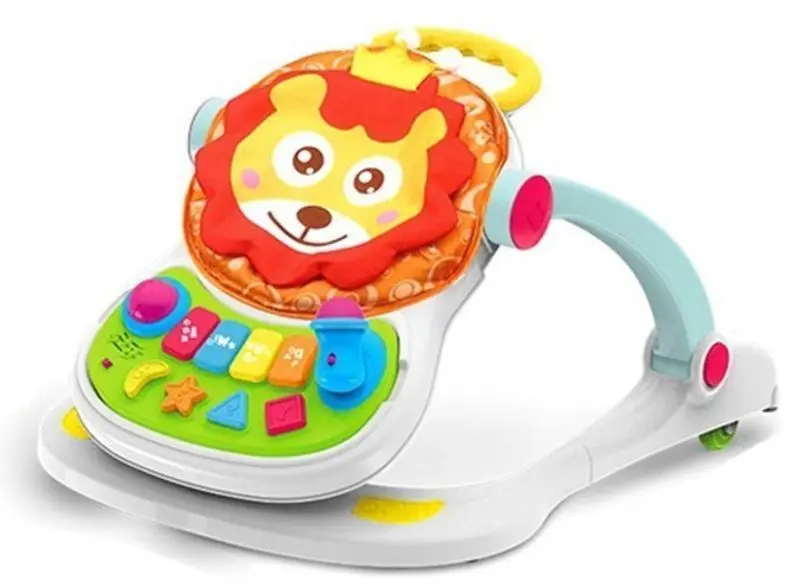 Ходунки интерактивные 4в1 Huanger Multifunctional Walker (White/Orange) - 2