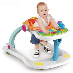 Ходунки интерактивные 4в1 Huanger Multifunctional Walker (White/Orange) Thumb