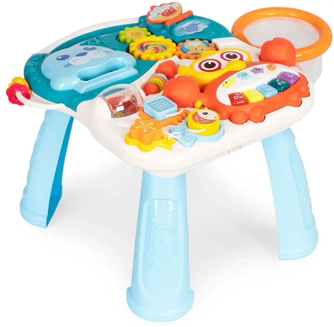 Ходунок интерактивный 2in1 Huanger HE0828 (Blue/White) - 4