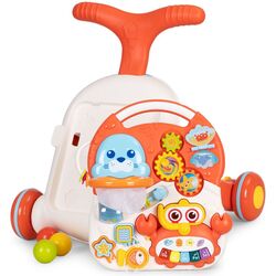 Ходунок интерактивный 2in1 Huanger HE0829 (Red/White) Thumb