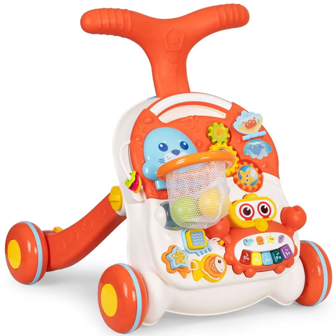 Ходунок интерактивный 2in1 Huanger HE0829 (Red/White)