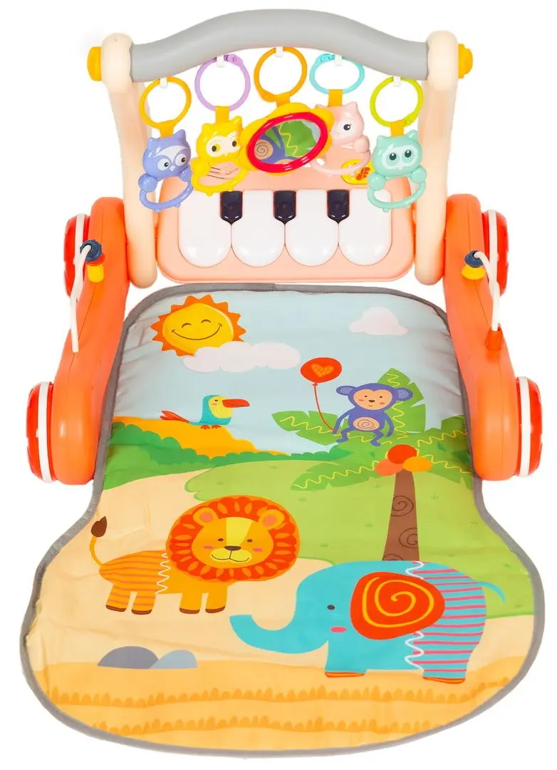 Ходунок интерактивный + коврик Huanger HE0638 (Orange) - 3