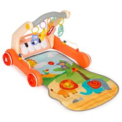 Ходунок интерактивный + коврик Huanger HE0638 (Orange)