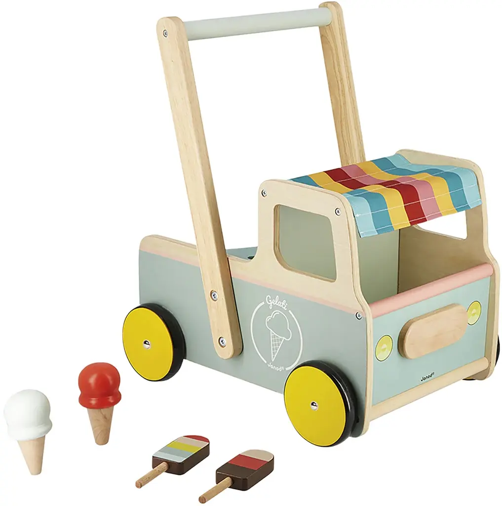 Premergator interactiv Janod Ice Cream Cart (Blue)