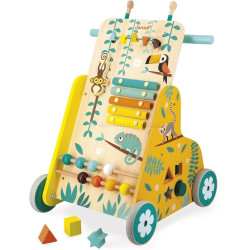 Premergator interactiv Janod Tropik Multi-Activity Trolley (Multicolore)
