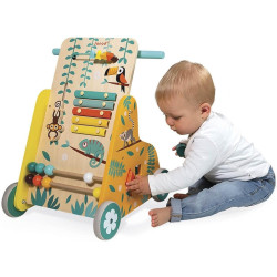 Premergator interactiv Janod Tropik Multi-Activity Trolley (Multicolore) Thumb
