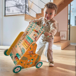 Premergator interactiv Janod Tropik Multi-Activity Trolley (Multicolore) Thumb