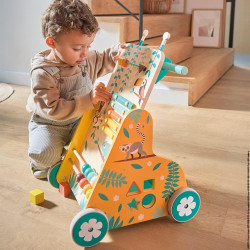 Premergator interactiv Janod Tropik Multi-Activity Trolley (Multicolore) Thumb