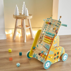 Premergator interactiv Janod Tropik Multi-Activity Trolley (Multicolore) Thumb