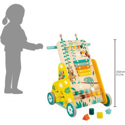 Premergator interactiv Janod Tropik Multi-Activity Trolley (Multicolore) Thumb