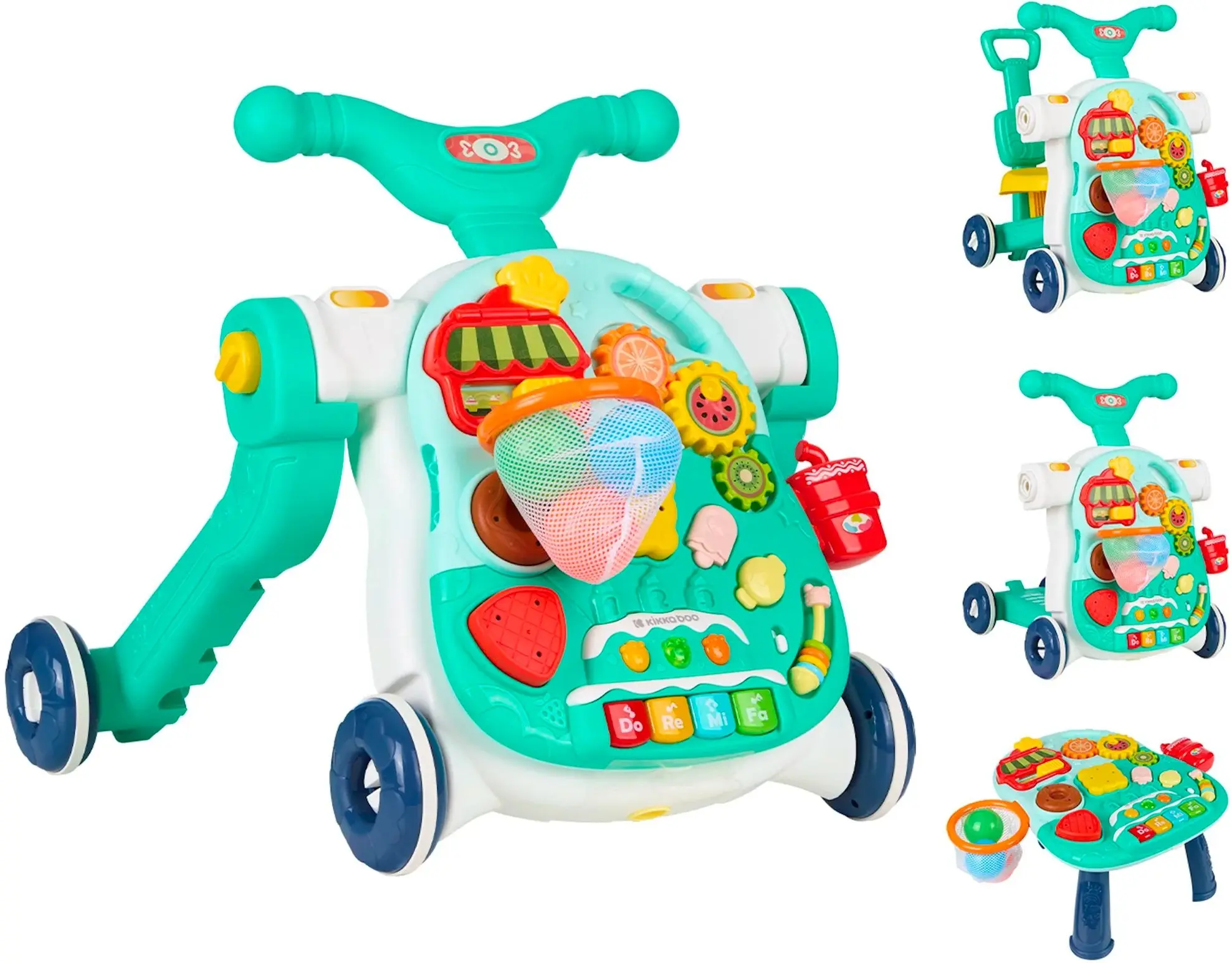 Ходунок интерактивный 4в1 Kikka Boo Sweet Escape (Mint) - 9