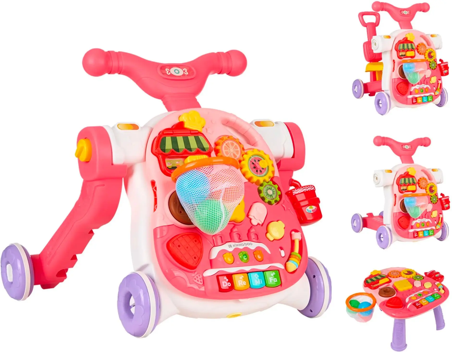 Ходунок интерактивный 4в1 Kikka Boo Sweet Escape (Pink) - 4