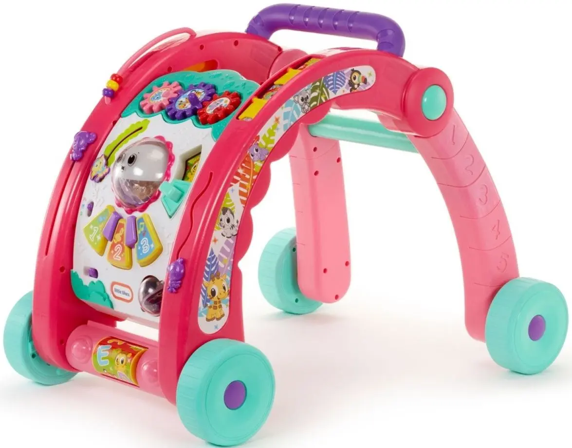 Premergator interactiv Little Tikes Light'n Go 3-in-1 Activity Walker (Pink)
