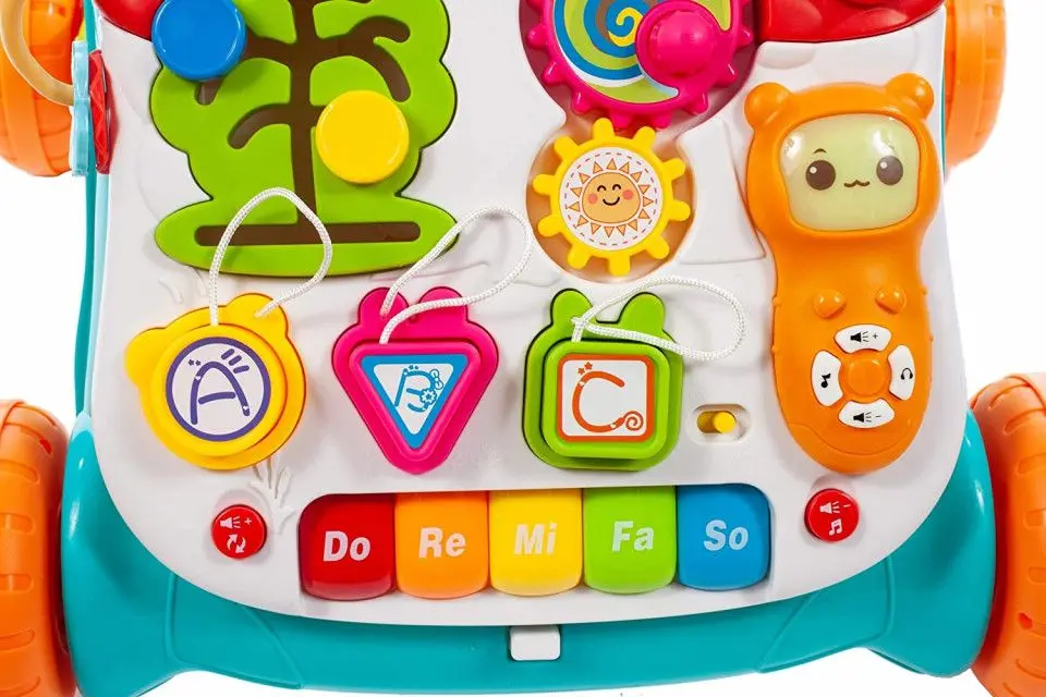 Premergator interactiv 2in1 MalPlay Musical Stroller (Yellow/Blue)