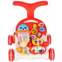 Premergator interactiv 2in1 MalPlay Walker And Active Table (White/Red)