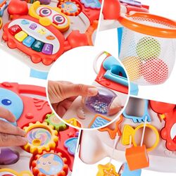 Premergator interactiv 2in1 MalPlay Walker And Active Table (White/Red) Thumb