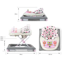 Premergator Milly Mally Patrol Pastel Dots (Grey/Pink) Thumb