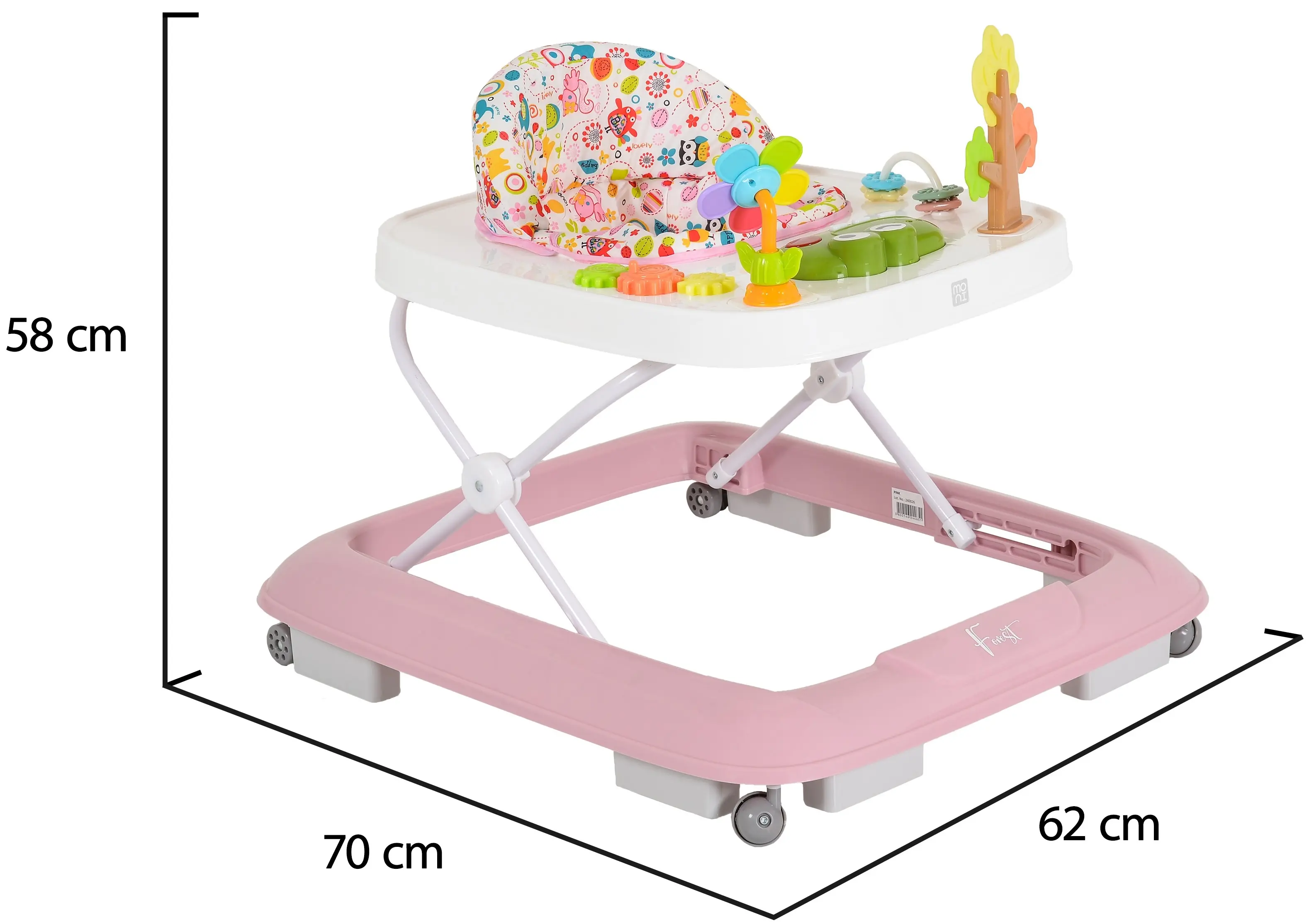 Ходунок Moni Forest (Pink) - 10