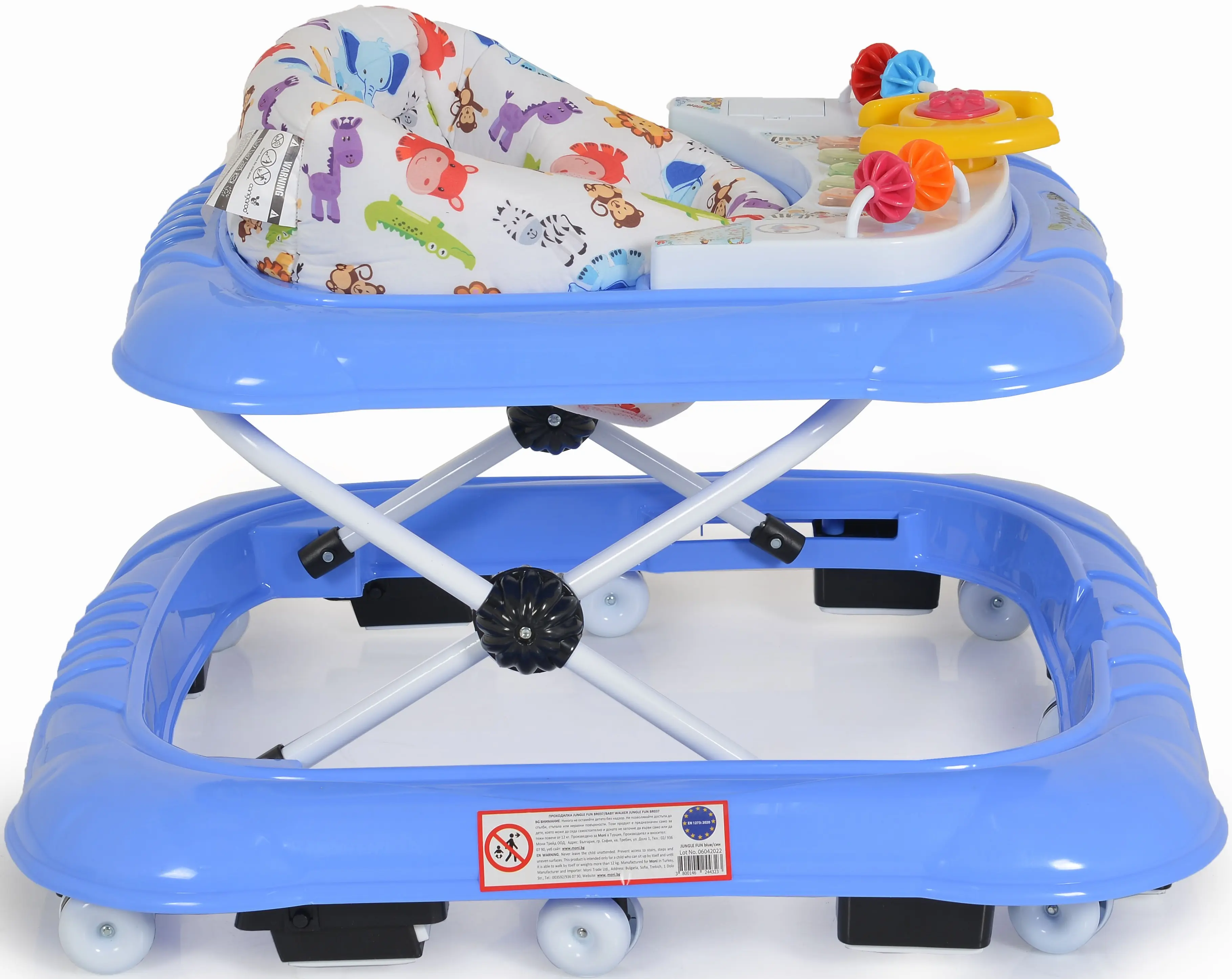 Ходунок Moni Jungle Fun (Blue) - 4