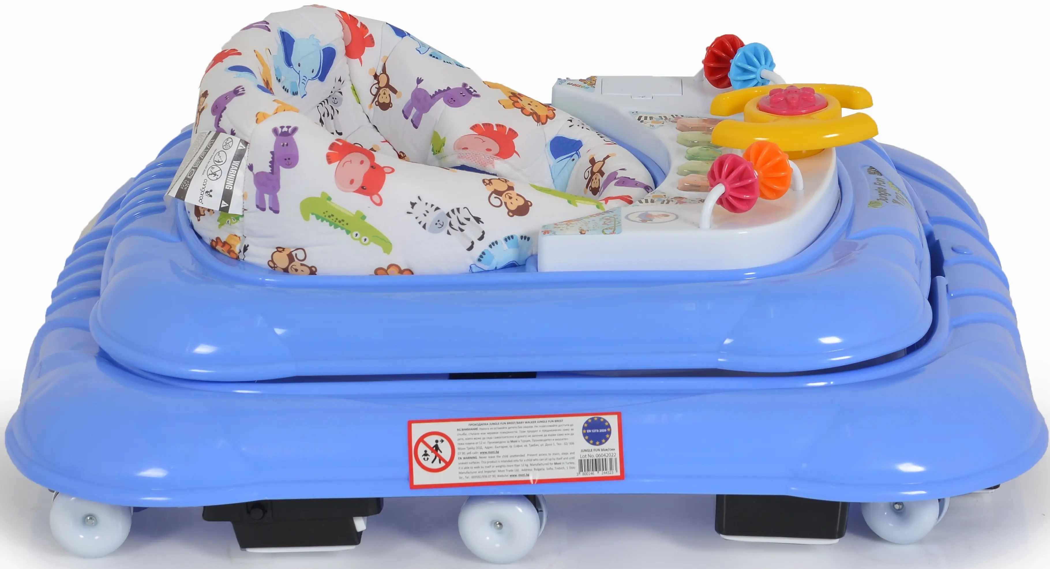 Ходунок Moni Jungle Fun (Blue) - 5