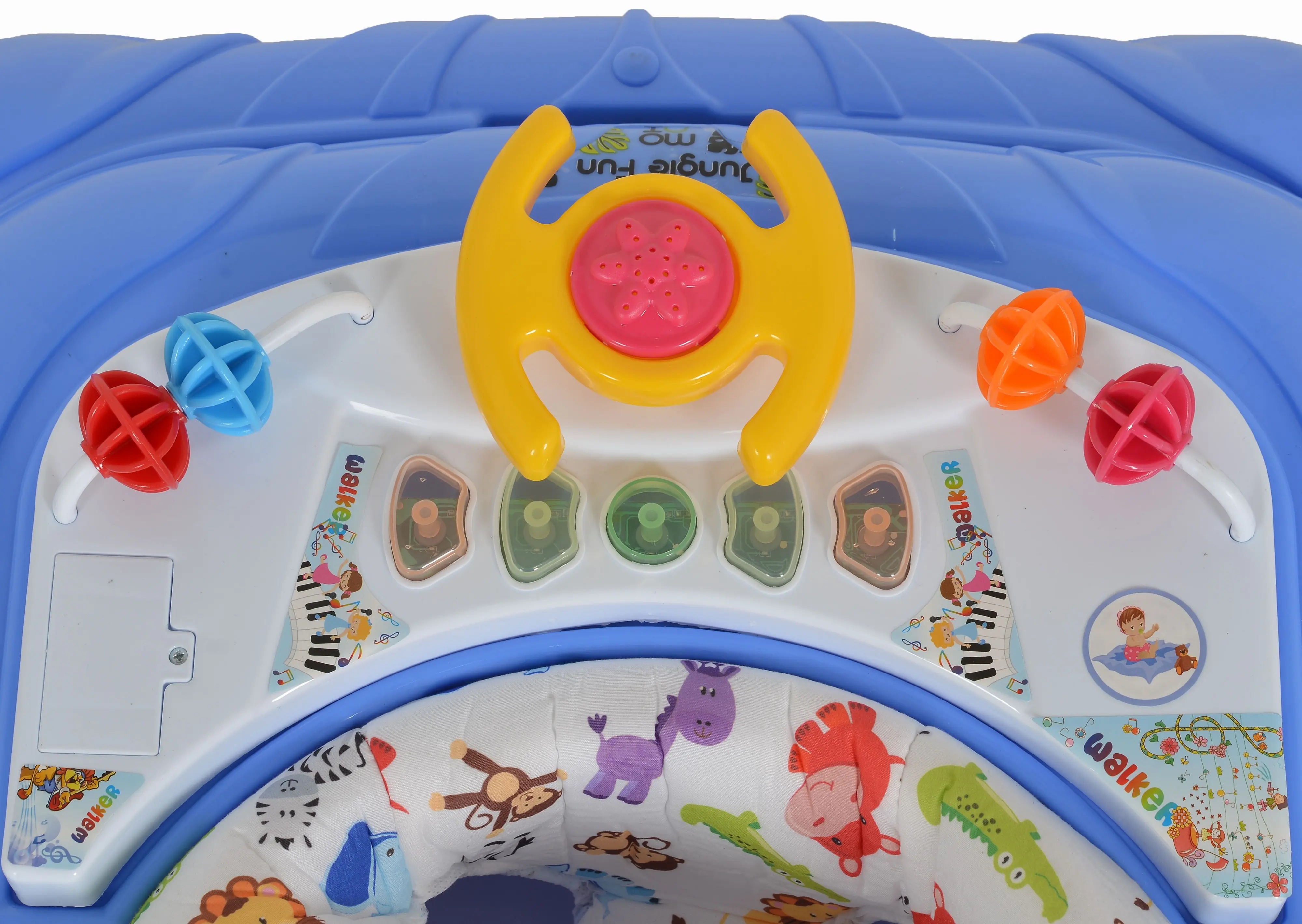 Ходунок Moni Jungle Fun (Blue) - 6