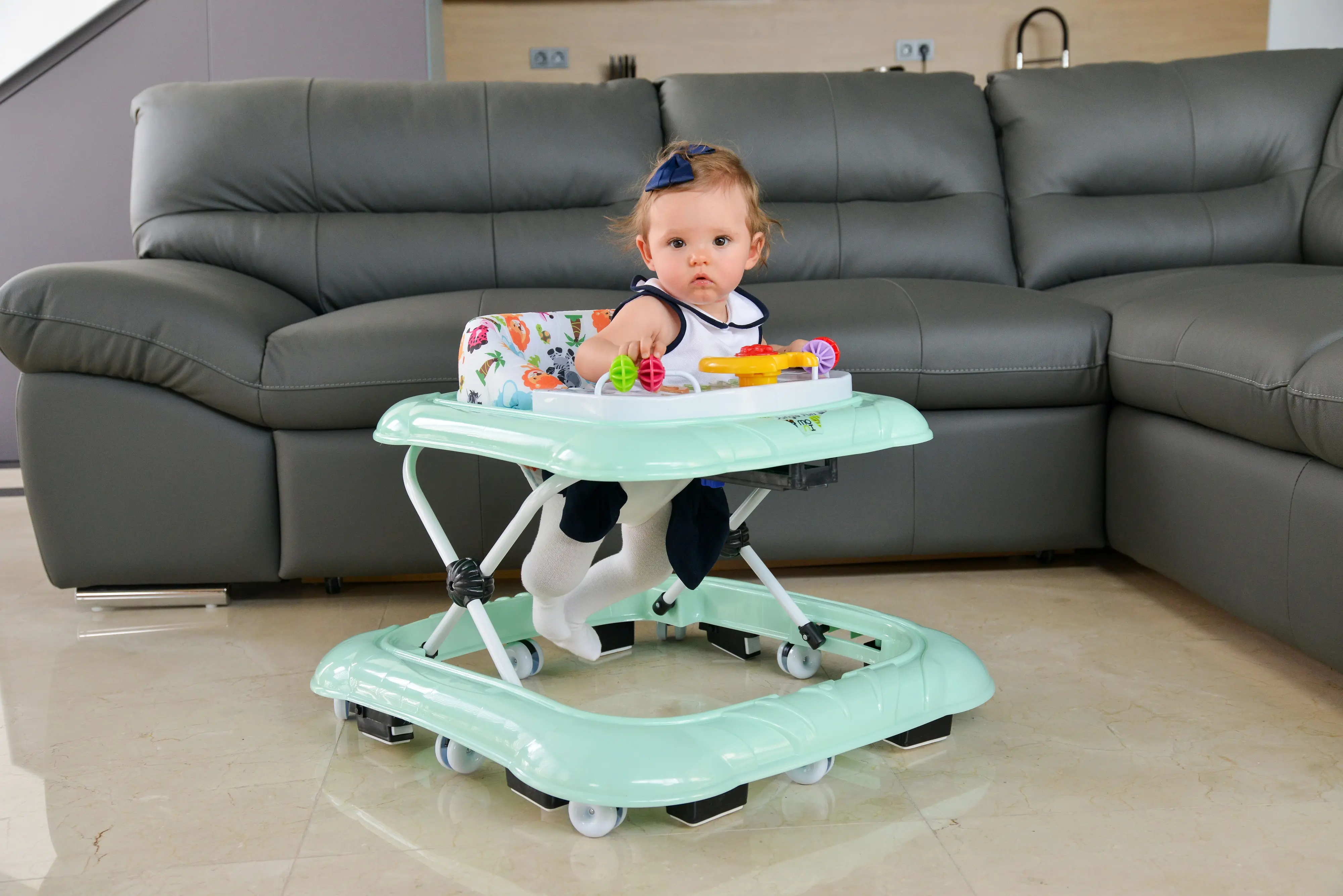 Ходунок Moni Jungle Fun (Blue) - 8