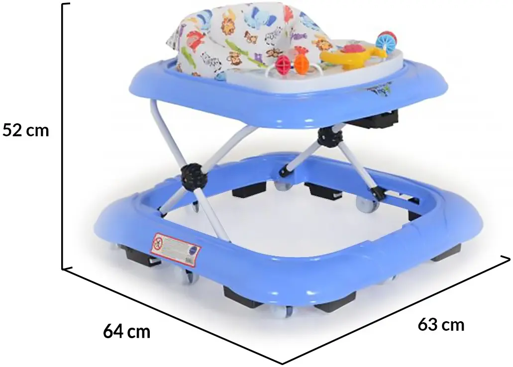 Ходунок Moni Jungle Fun (Blue) - 9