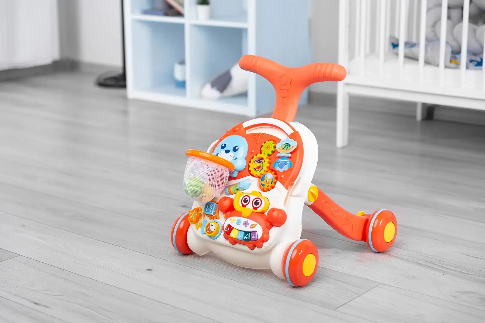 Ходунки интерактивные 2в1 Toyz Spark (Orange) - 11