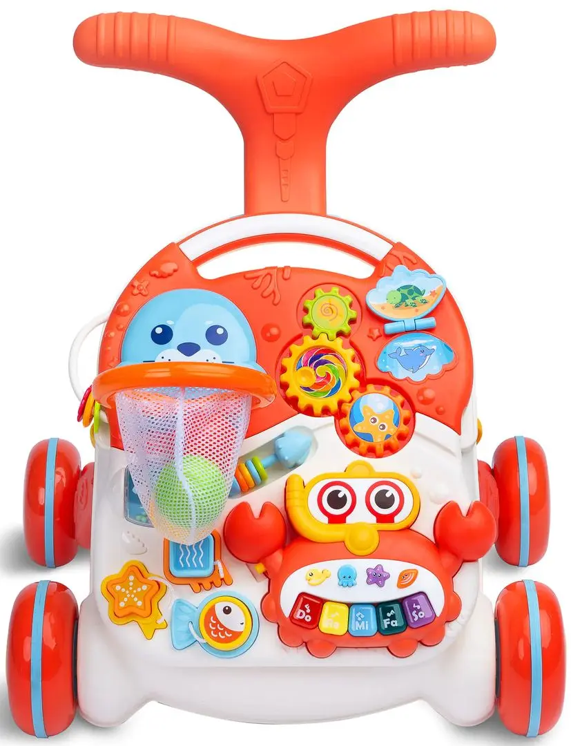 Ходунки интерактивные 2в1 Toyz Spark (Orange) - 4