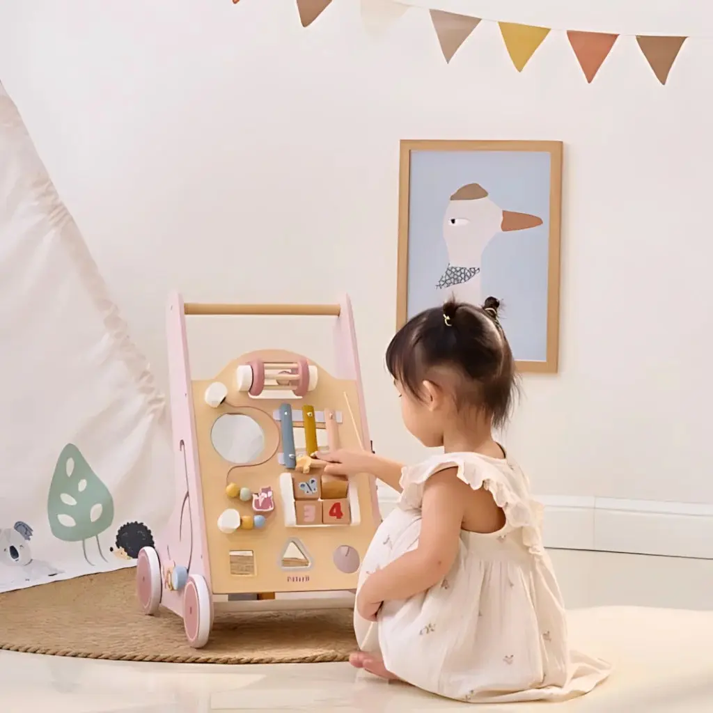 Ходунок-каталка Viga Toys PolarB 44259 (Pink)