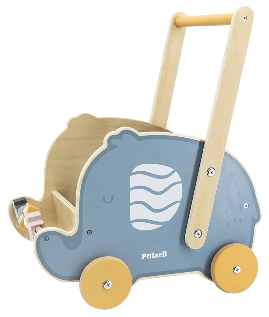 Premergator-impingator Viga Toys PolarB Doll Buggy Elephant 44031 (Blue)