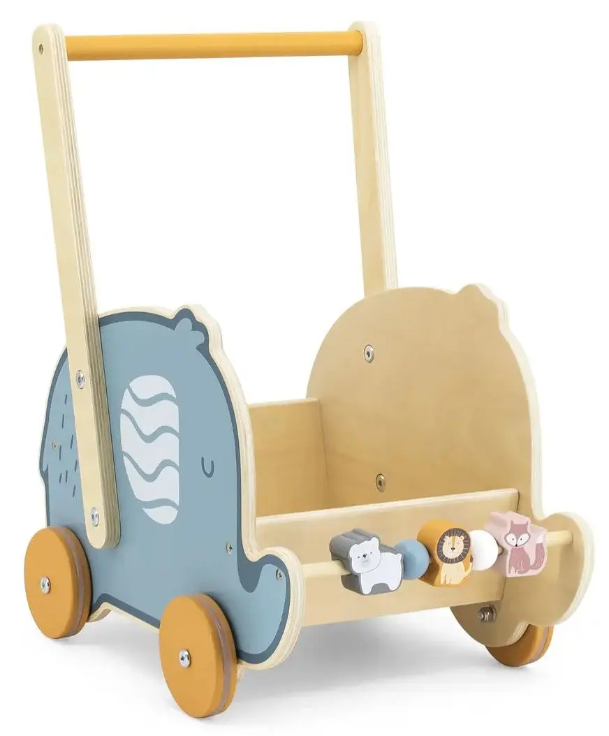 Premergator-impingator Viga Toys PolarB Elephant (Blue/Wood) - 3