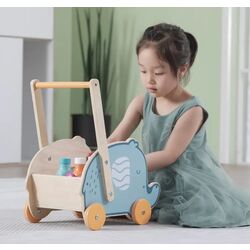 Premergator-impingator Viga Toys PolarB Elephant (Blue/Wood) Thumb