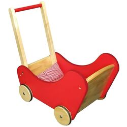Ходунок-каталка 2в1 Viga 59215 (Red/Wood) Thumb