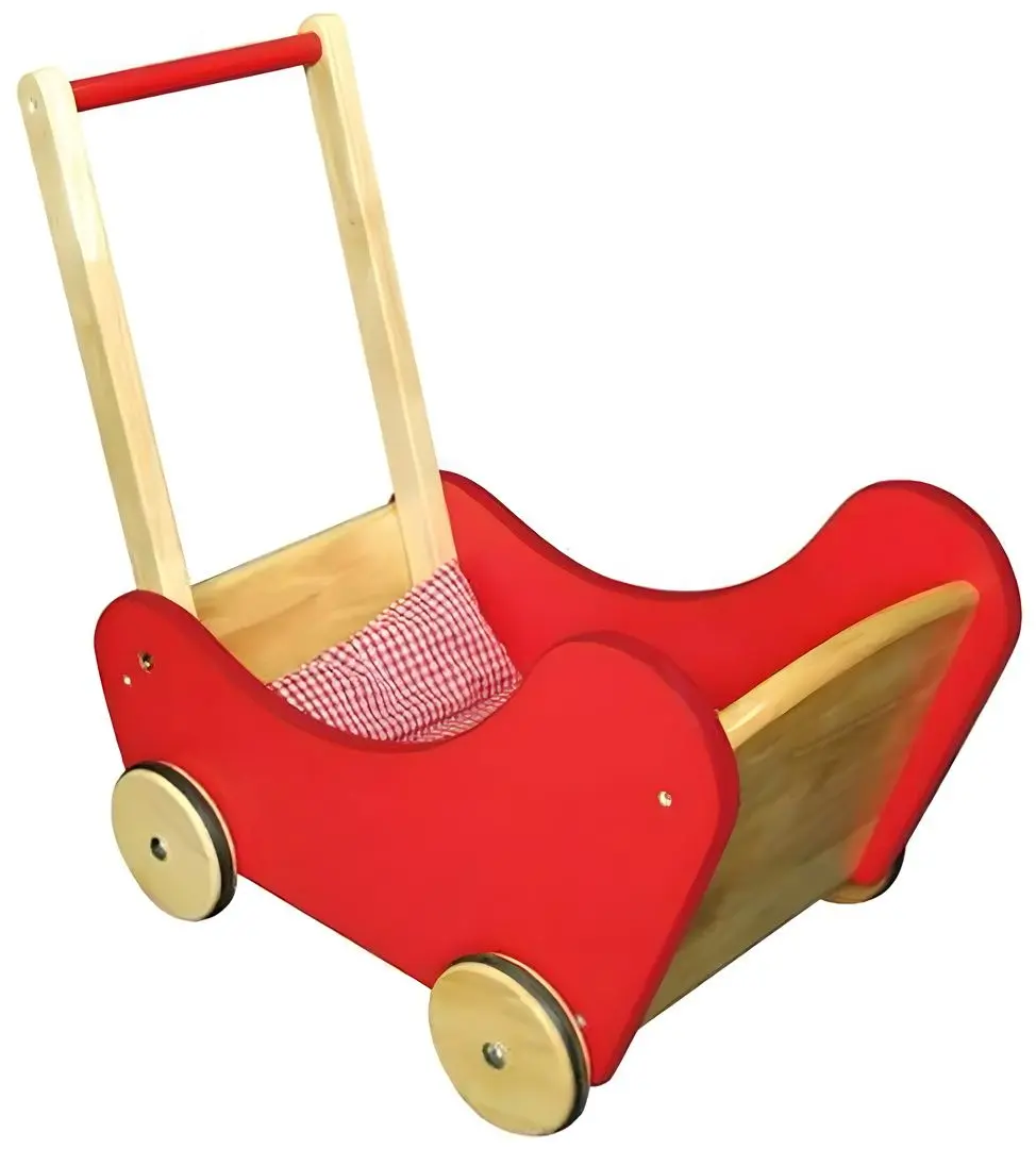 Ходунок-каталка 2в1 Viga 59215 (Red/Wood) - 3
