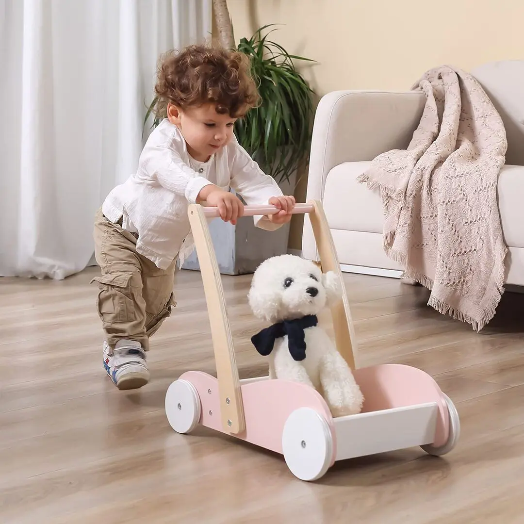 Premergator-impingator Viga PolarB Mini Mover (Pink/Wood) - 3