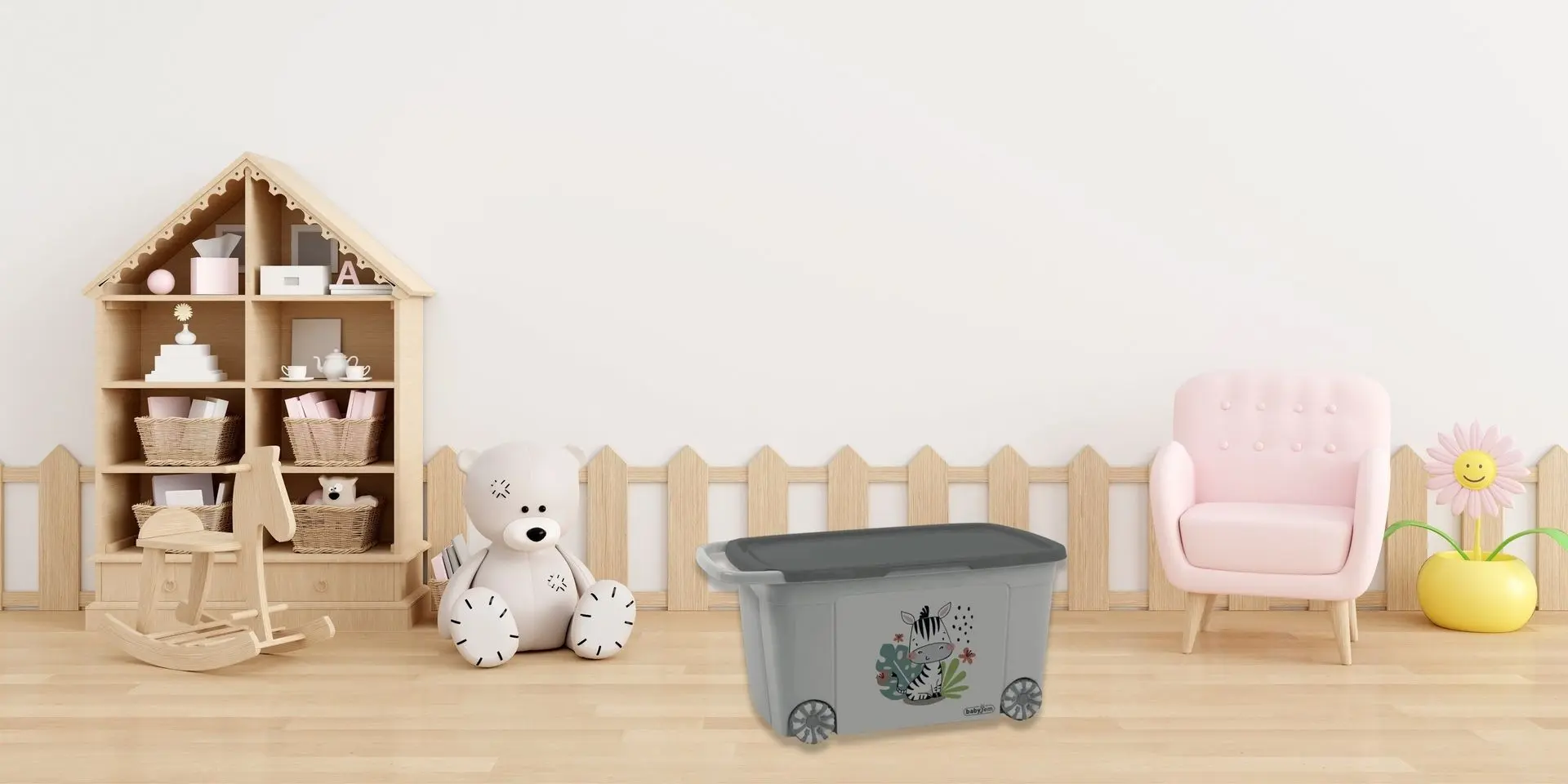 Cutie de depozitare BabyJem Art-816 (Grey)