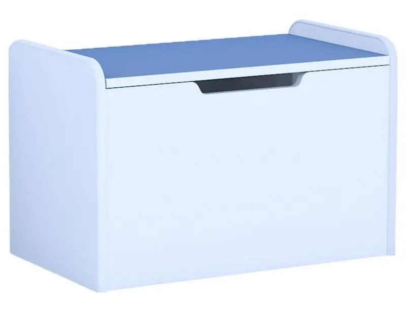 Lada depozitare pentru jucării BellaLuni Happy (White/Blue)