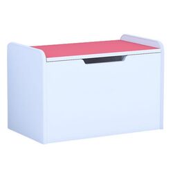 Lada depozitare pentru jucării BellaLuni Happy (White/Pink)