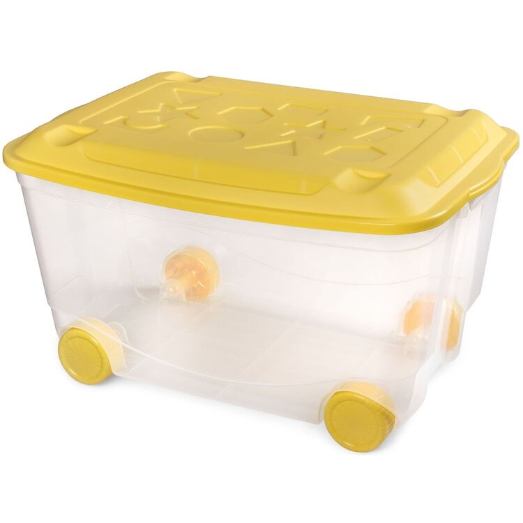 Ящик для игрушек Бытпласт Пластишка 45l (Прозрачный)
