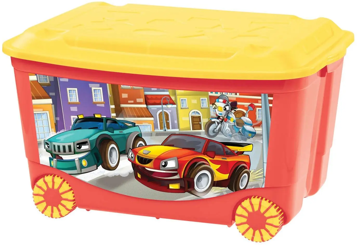 Cutie pentru jucarii Бытпласт Plastiska 45l (Red/Yellow)