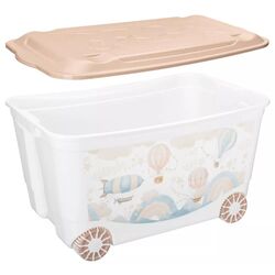 Ящик для игрушек Бытпласт Пластишка 45l (White/Beige) Thumb