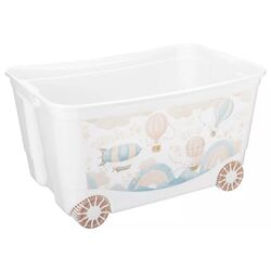 Ящик для игрушек Бытпласт Пластишка 45l (White/Beige) Thumb