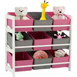 Organizator de jucării Chomik 65x28x60 (Pink/Grey) Thumb